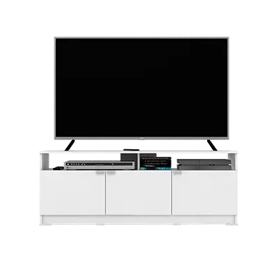 PIRA METROPOLIS - ALBA BAZ TV120 MEJA TV / RAK TV warna WHITE - METROPOLIS - foto 3
