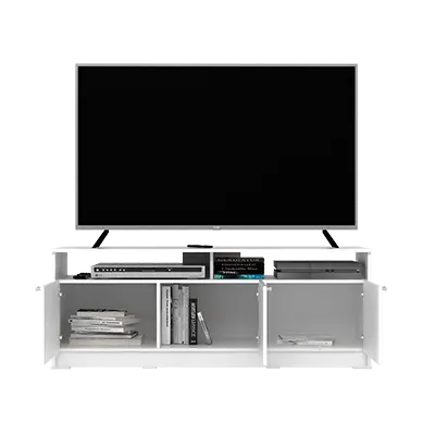 PIRA METROPOLIS - ALBA BAZ TV120 MEJA TV / RAK TV warna WHITE - METROPOLIS - foto 4
