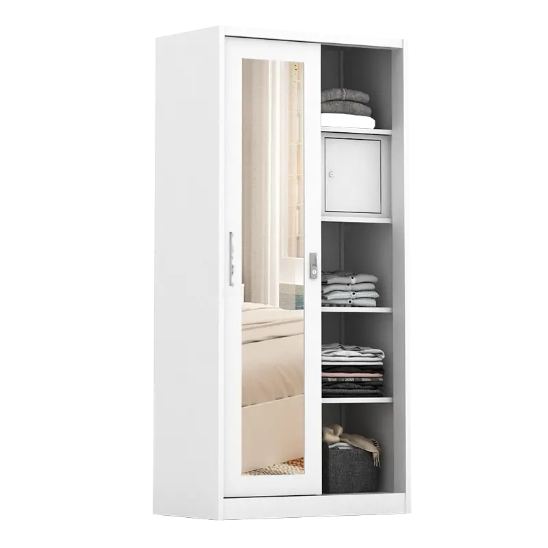 PIRA - KELSEY 90A MWDSL LEMARI PAKAIAN BESI SLIDING / PINTU GESER warna WHITE - PIRA - foto 4