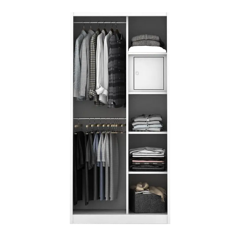 PIRA - KELSEY 90A MWDSL LEMARI PAKAIAN BESI SLIDING / PINTU GESER warna WHITE - PIRA - foto 5