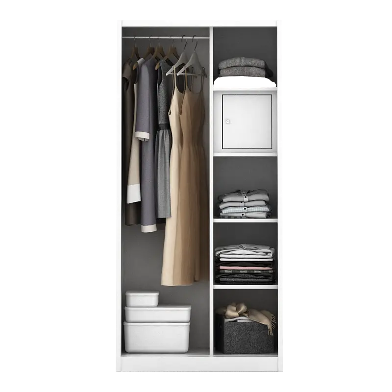 PIRA - KELSEY 90A MWDSL LEMARI PAKAIAN BESI SLIDING / PINTU GESER warna WHITE - PIRA - foto 6