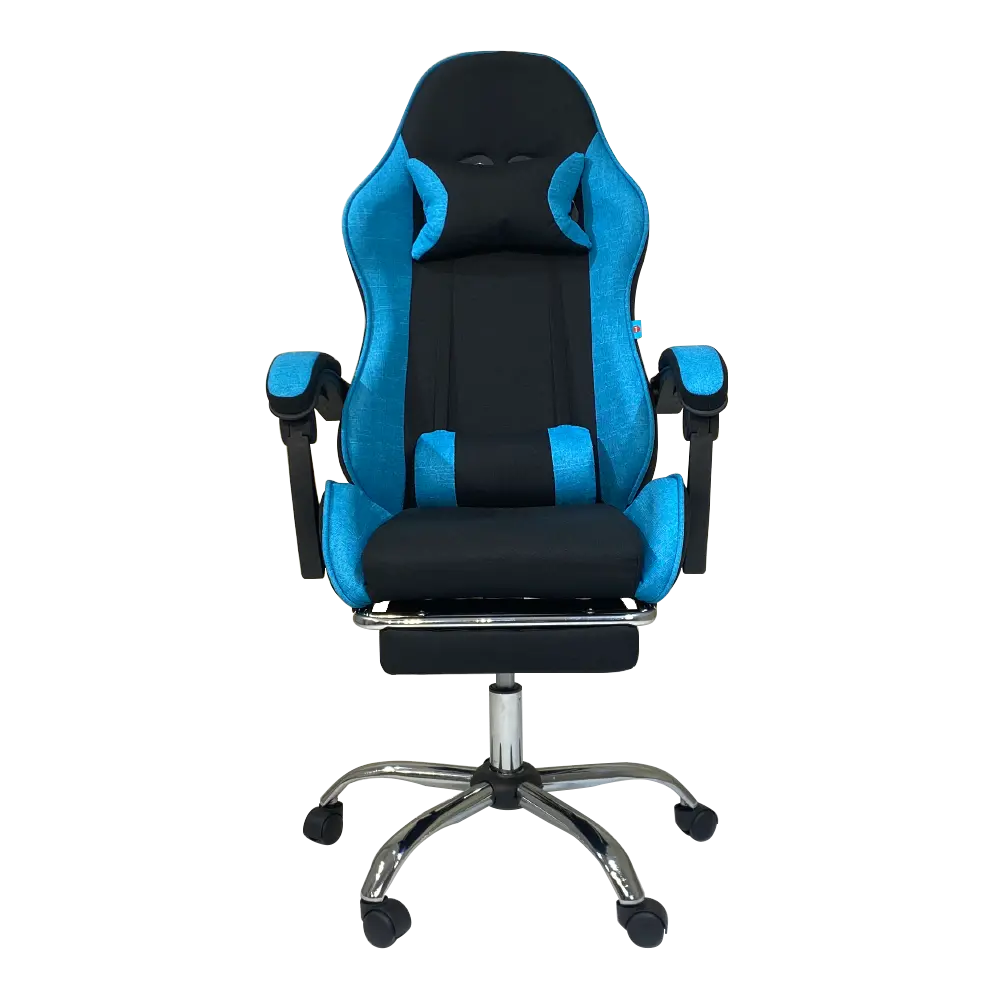 PIRA -  X-WING GC KURSI GAMING DENGAN SANDARAN KAKI DAN FITUR MASSAGE / PIJAT warna BLACK-TURQUOISE - PIRA - foto 6