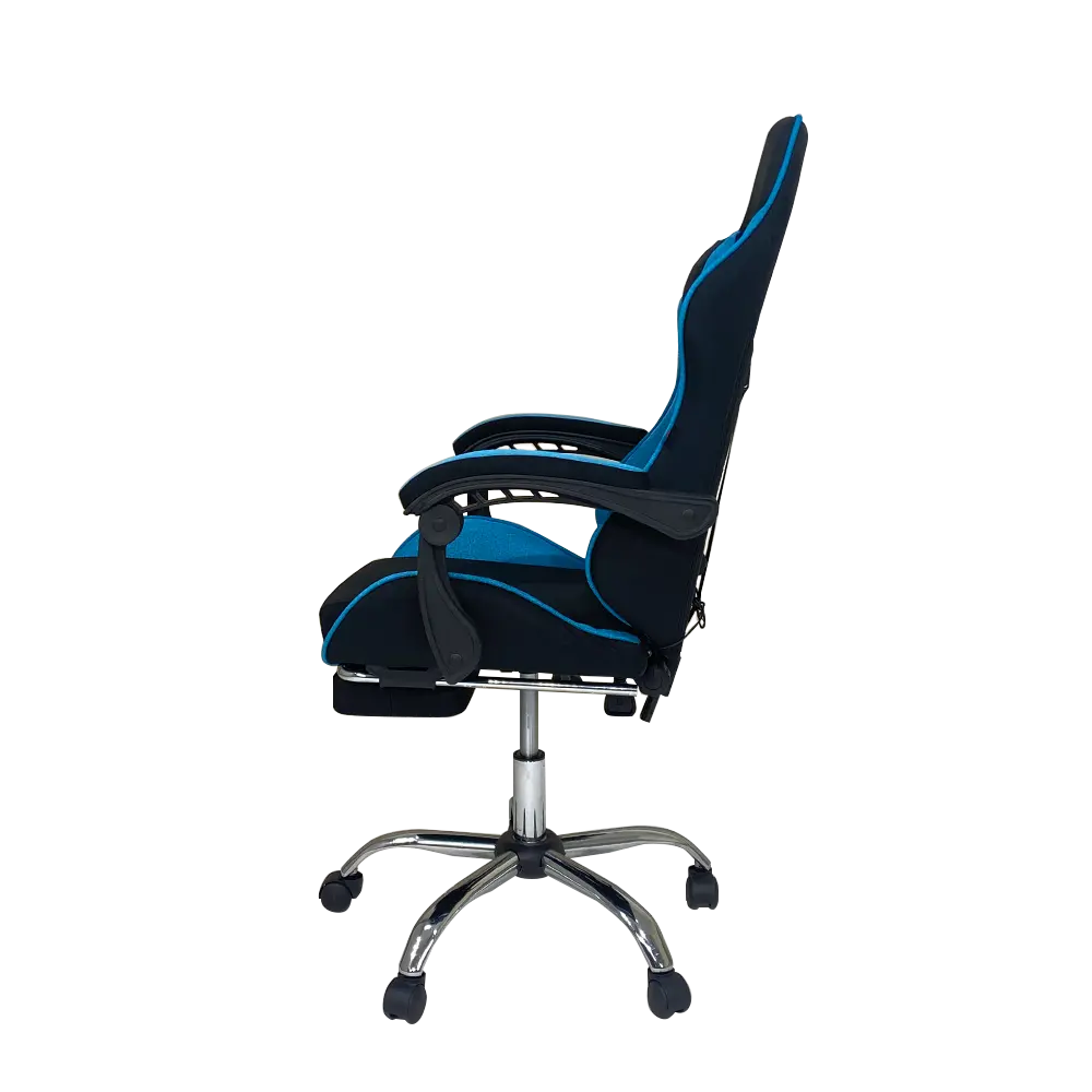 PIRA -  X-WING GC KURSI GAMING DENGAN SANDARAN KAKI DAN FITUR MASSAGE / PIJAT warna BLACK-TURQUOISE - PIRA - foto 3