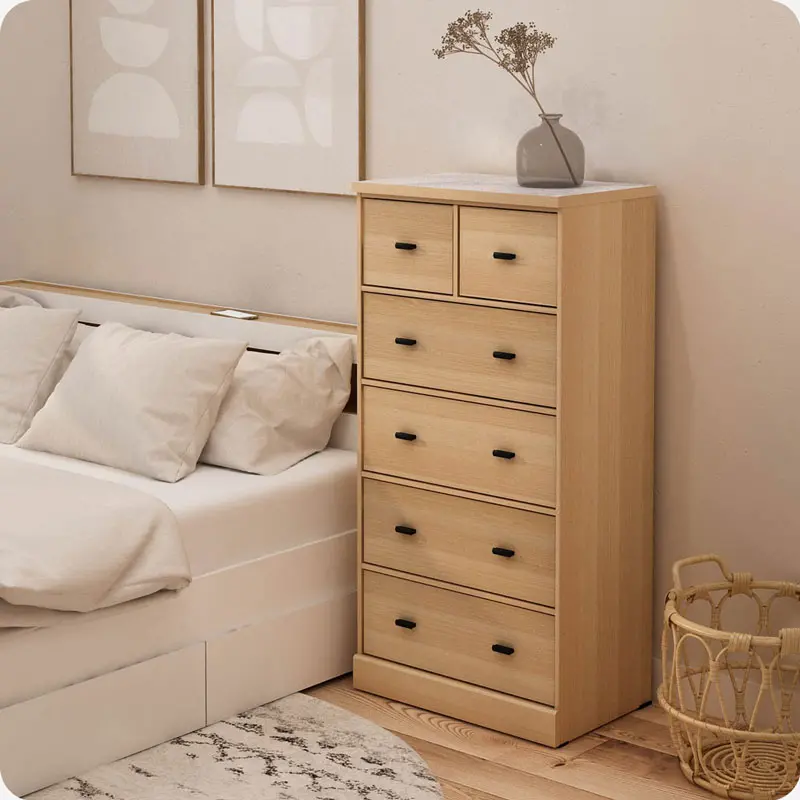 PIRA METROPOLIS - YORK CH4+2 LEMARI LACI / LEMARI SUSUN / DRAWER warna PRO OAK - PIRA METROPOLIS - foto 15