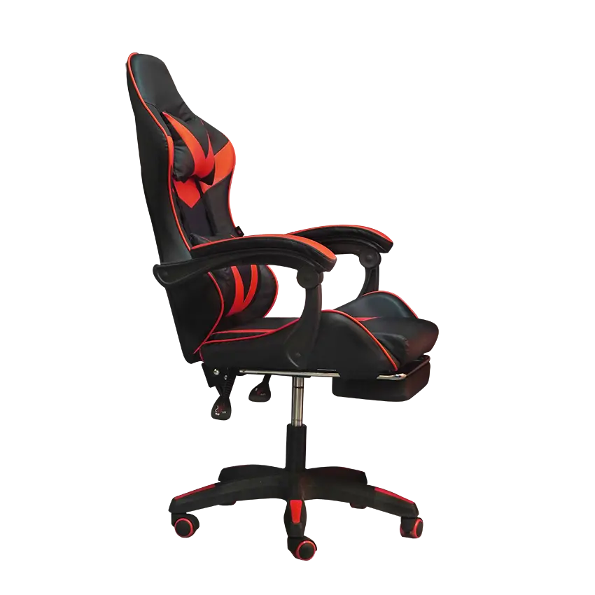 PIRA -  X-WING GC V2 KURSI GAMING DENGAN SANDARAN KAKI DAN FITUR MASSAGE / PIJAT warna BLACK - RED - PIRA - foto 2