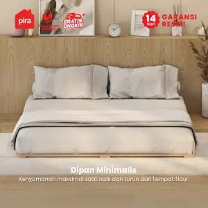 PIRA -  ONDA BD160 DIPAN / DIPAN TEMPAT TIDUR / ALAS KASUR / RANJANG warna PRO OAK - PIRA - foto 3
