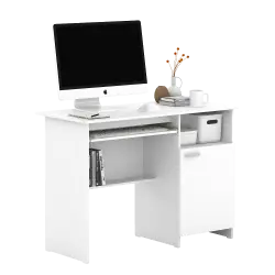 PIRA METROPOLIS - NATHAN DK100 MEJA BELAJAR / MEJA KERJA / MEJA KANTOR warna WHITE - PIRA METROPOLIS - foto 6