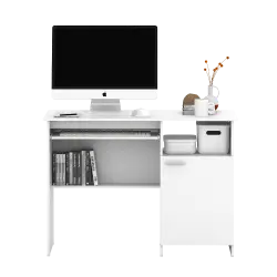 PIRA METROPOLIS - NATHAN DK100 MEJA BELAJAR / MEJA KERJA / MEJA KANTOR warna WHITE - PIRA METROPOLIS - foto 7