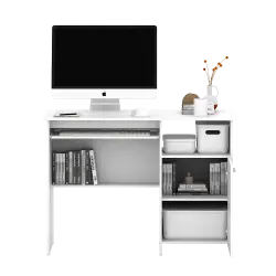 PIRA METROPOLIS - NATHAN DK100 MEJA BELAJAR / MEJA KERJA / MEJA KANTOR warna WHITE - PIRA METROPOLIS - foto 8