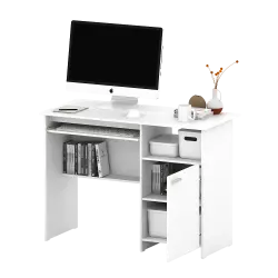 PIRA METROPOLIS - NATHAN DK100 MEJA BELAJAR / MEJA KERJA / MEJA KANTOR warna WHITE - PIRA METROPOLIS - foto 9