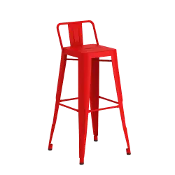 PIRA - KORG HC KURSI BAR / KURSI CAFE / KURSI BESI warna RED - PIRA - foto 6