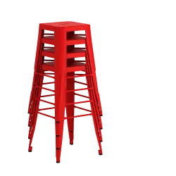 PIRA - KORG HC KURSI BAR / KURSI CAFE / KURSI BESI warna RED - PIRA - foto 8