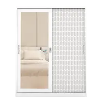 PIRA - KELSEY 150A MWDSL LEMARI PAKAIAN BESI SLIDING / PINTU GESER warna WHITE - PIRA - foto 2