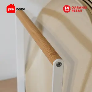PIRA HOME - KAWA RP RAK PIRING / RAK MANGKOK / RAK BESI 3 SEKAT warna WHITE - PIRA HOME - foto 2