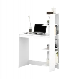 PIRA WORK - KENKO DK80 MEJA KERJA / MEJA BELAJAR DENGAN RAK BUKU warna WHITE SM - PIRA WORK - foto 6