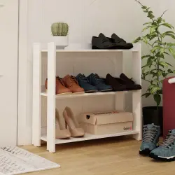 PIRA METROPOLIS - STUART SU60 RAK SUSUN SERBAGUNA / RAK SEPATU warna WHITE - PIRA METROPOLIS - foto 1