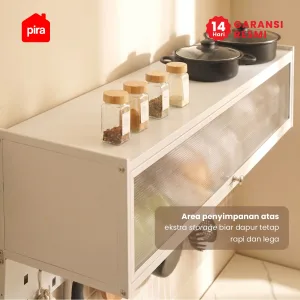 PIRA - DISH AVA MDR65 H RAK PIRING / RAK PIRING GANTUNG / RAK DAPUR / RAK WASTAFEL / RAK PENGERING PIRING warna WHITE - PIRA - foto 3