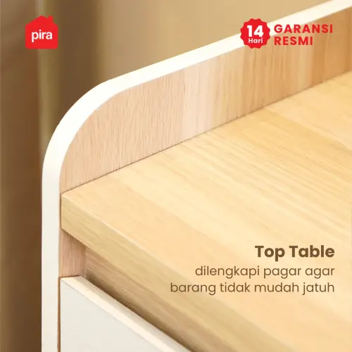 PIRA METROPOLIS OX -  HIRO SB121 BUFET / LEMARI DAPUR / KABINET DAPUR / MEJA TV / SIDEBOARD / RAK SERBAGUNA warna WHITE - PRO OAK - PIRA METROPOLIS OX - foto 13