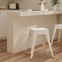 PIRA - KORG LC KURSI CAFE / KURSI BESI / KURSI MAKAN / KURSI OUTDOOR / BANGKU BESI warna WHITE - PIRA - foto 5