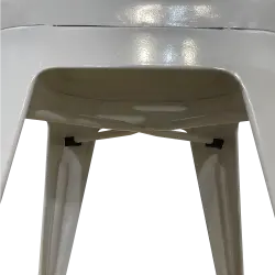 PIRA - KORG LC KURSI CAFE / KURSI BESI / KURSI MAKAN / KURSI OUTDOOR / BANGKU BESI warna WHITE - PIRA - foto 9