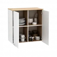 PIRA METROPOLIS OX -  HANA KC WU60 RAK DAPUR / RAK GANTUNG DAPUR / KITCHEN SET ATAS 2 PINTU warna WHITE - PRO OAK - PIRA METROPOLIS - foto 7