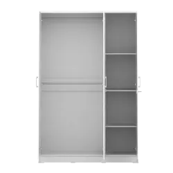 PIRA METROPOLIS -  ALBA BAZ 3P LEMARI PAKAIAN 3 PINTU warna WHITE - METROPOLIS - foto 6