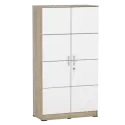 PIRA METROPOLIS - ALBA 2PS LEMARI PAKAIAN MEDIUM 2 PINTU FULL RAK warna SONOMA OAK - WHITE - METROPOLIS - foto 3