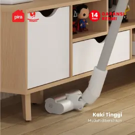 PIRA METROPOLIS - FUJI TV1500 MEJA TV / RAK TV / LEMARI TV warna PRO OAK - WHITE - PIRA METROPOLIS - foto 6