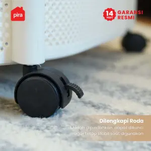 PIRA - ONI OVAL PET SERIES MEJA SAMPING / MEJA NAKAS / MEJA KOPI / MEJA SUDUT / MEJA KECIL DENGAN RODA warna WHITE - PIRA - foto 6