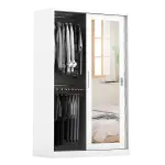 PIRA METROPOLIS - HEXA 120 A MWDSL LEMARI PAKAIAN BESI SLIDING / PINTU GESER warna WHITE - KHAKI - PIRA - foto 5