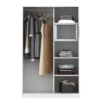 PIRA METROPOLIS - HEXA 120 A MWDSL LEMARI PAKAIAN BESI SLIDING / PINTU GESER warna WHITE - KHAKI - PIRA - foto 8