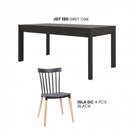 JDT 180 GREY OAK + ISLA DC BLACK 4 PCS - foto 3