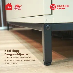 PIRA - PARIS MTV120 MEJA TV / RAK TV BESI warna CREAM - BLACK - PIRA - foto 5