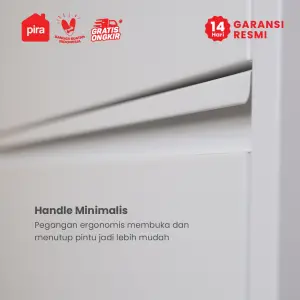 PIRA - GION AVA MSR 80T3 RAK SEPATU BESI / LEMARI SEPATU / RAK SEPATU SUSUN TERTUTUP warna WHITE - PIRA - foto 7