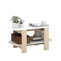 PIRA METROPOLIS - MORTA CT90 MEJA TAMU warna WHITE - PRO OAK - PIRA METROPOLIS - foto 4