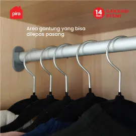 PIRA METROPOLIS OX - ARUNA 1P LEMARI PAKAIAN 1 PINTU / LEMARI BAJU warna PRO OAK - WHITE - PIRA METROPOLIS OX - foto 7