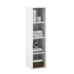 PIRA METROPOLIS -  HAKO SU 4X1 RAK 4 SUSUN / RAK SUSUN SERBAGUNA / RAK BUKU warna WHITE - PIRA METROPOLIS - foto 6