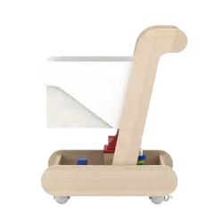PIRA KIDS - MAGU TROLLEY PP PRETEND PLAY TROLI / KERETA DORONG MAINAN ANAK warna PRO OAK - WHITE SM - PIRA KIDS - foto 6
