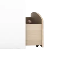 PIRA KIDS - TEDDY BC RAK BUKU ANAK / RAK BUKU MONTESSORI warna PRO OAK - WHITE - PIRA KIDS - foto 9