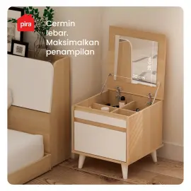 PIRA METROPOLIS OX - FUJI NSDS NAKAS / MEJA RIAS MULTIFUNGSI warna PRO OAK - WHITE - PIRA METROPOLIS OX - foto 5