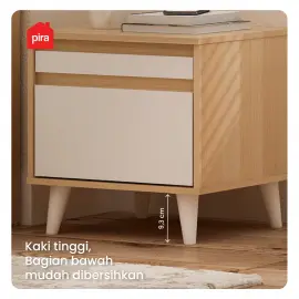 PIRA METROPOLIS OX - FUJI NSDS NAKAS / MEJA RIAS MULTIFUNGSI warna PRO OAK - WHITE - PIRA METROPOLIS OX - foto 6
