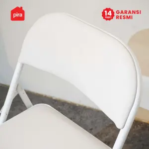 PIRA - SOLO AVA CH45 KURSI LIPAT OUTDOOR / KURSI LIPAT / KURSI CAFE warna WHITE - PIRA - foto 5