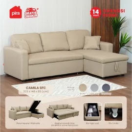 PIRA BAVARIAN - CAMILA SFC CONVERTIBLE SOFA / MULTIFUNGSI warna BROWN - PIRA - foto 1