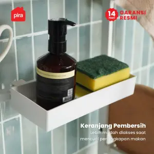 PIRA HOME - DISH MDR65 RAK PIRING / RAK DAPUR / RAK CUCI PIRING / RAK WASTAFEL / RAK PENGERING PIRING warna BLACK - PIRA HOME - foto 12