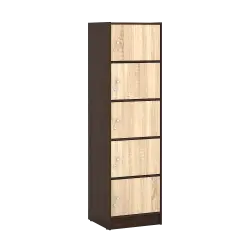 PIRA METROPOLIS - ALBA RSG 5 TS RAK SERBAGUNA / LEMARI SUSUN warna AMERICAN WALNUT - SONOMA OAK - METROPOLIS - foto 6