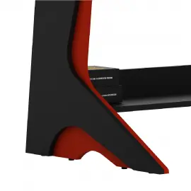 PIRA -  SONIC DK120 MEJA KOMPUTER / MEJA GAMING / MEJA KERJA / MEJA BELAJAR / MEJA KANTOR warna BLACK - RED - PIRA - foto 8