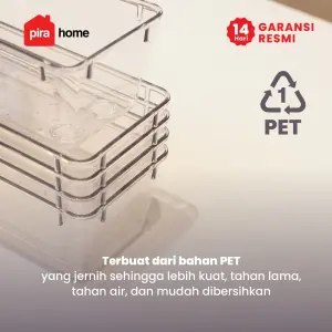 PIRA HOME -  SHITA DRAWER25 PO ORGANIZER LACI BENING / SEKAT LACI TRANSPARAN ISI 25 PCS warna CLEAR - PIRA HOME - foto 2