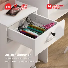 PIRA METROPOLIS OX - ARUNA PD LACI / PEDESTAL MEJA warna WHITE - PIRA METROPOLIS OX - foto 3