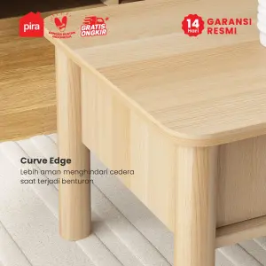 PIRA - SHIBUI CT100 MEJA TAMU / MEJA RUANG TAMU warna PRO OAK - PIRA - foto 4