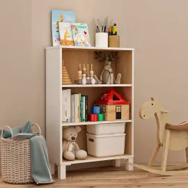 PIRA OX -  POLKA BC60 S RAK BUKU / RAK SERBAGUNA / RAK SUSUN warna WHITE SM - PRO OAK - PIRA OX - foto 7
